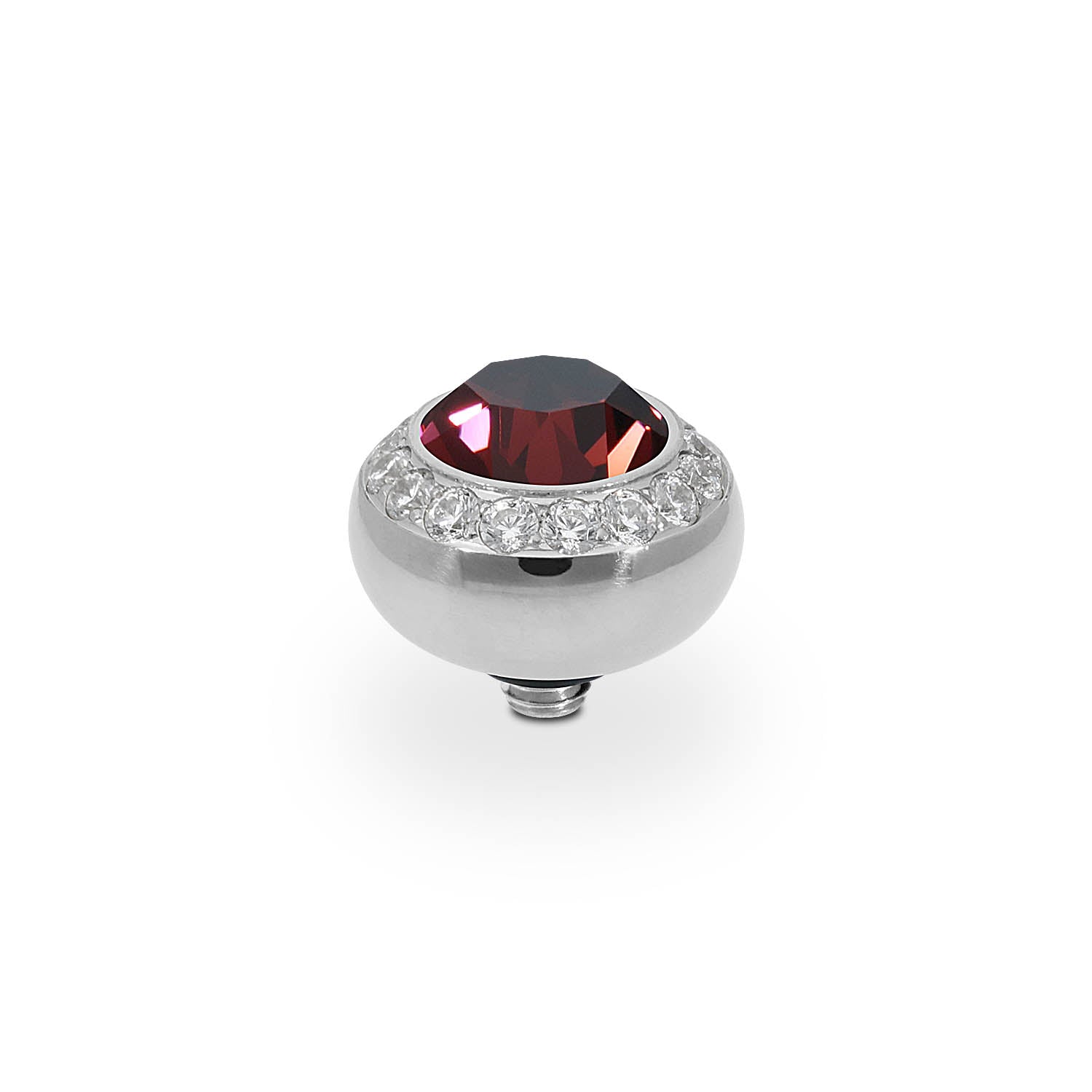 Tondo Deluxe Top 0.4" - Silver Burgundy