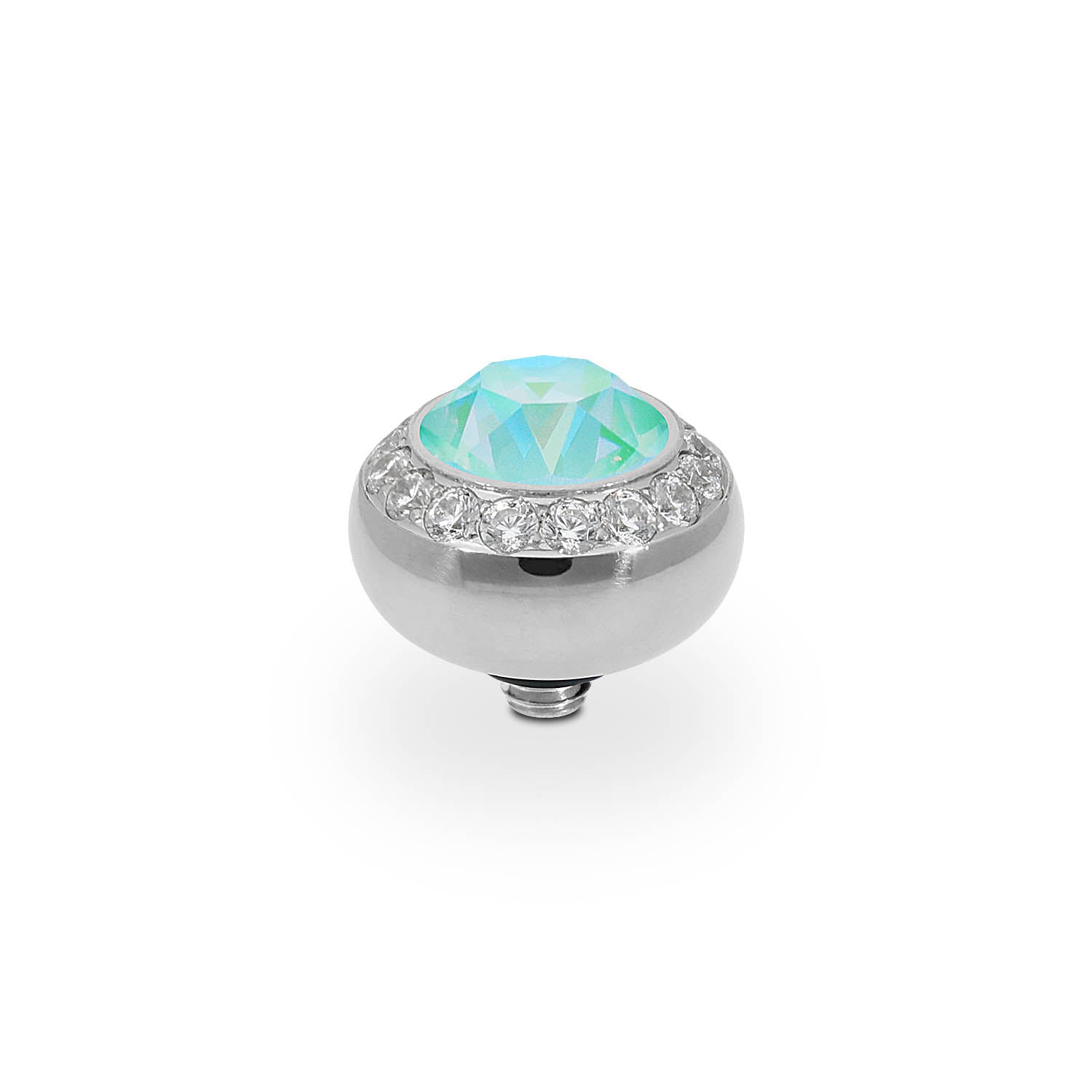 Tondo Deluxe Top 0.4" - Silver silky sage delite