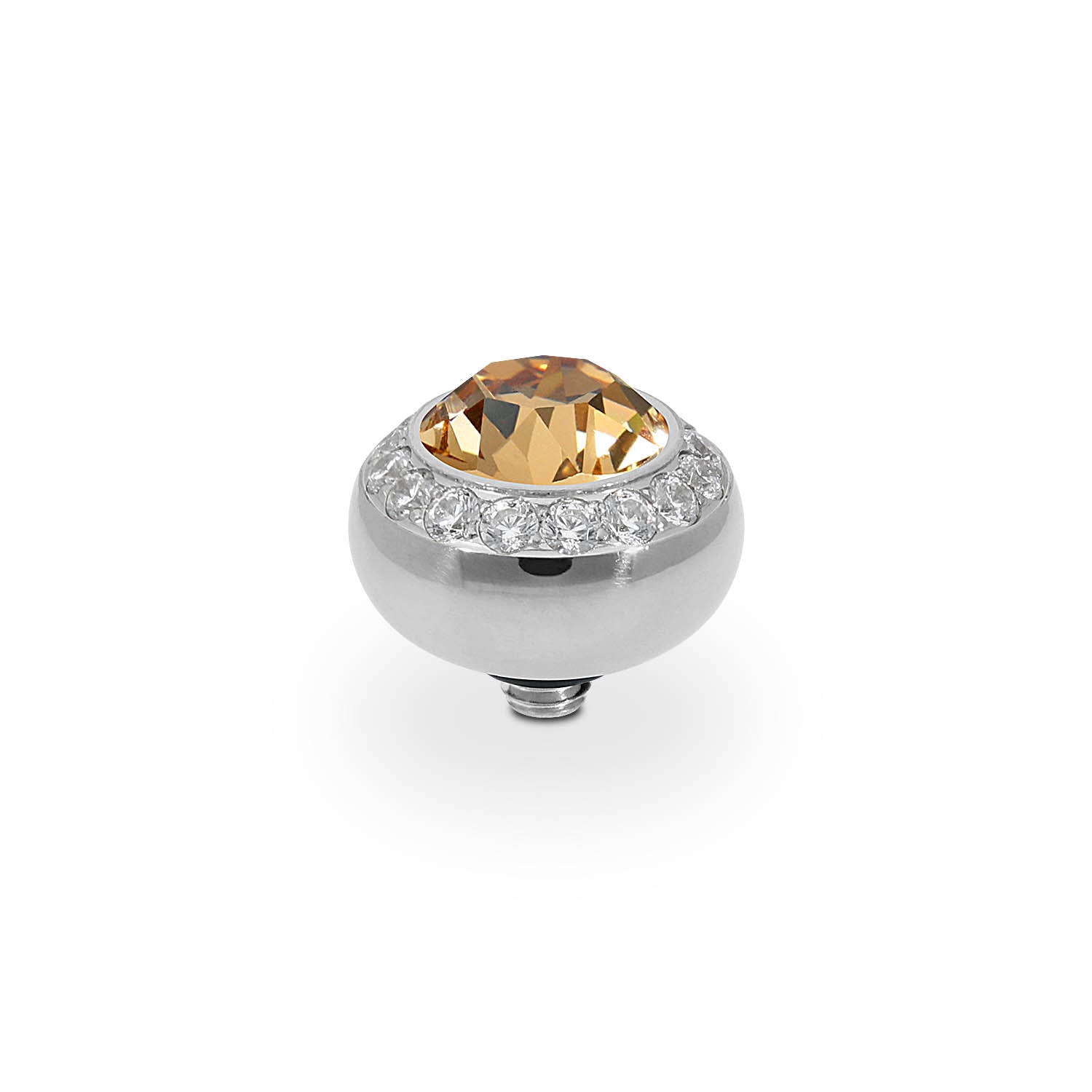 Tondo Deluxe Top 0.4" - Silver light colorado topaz