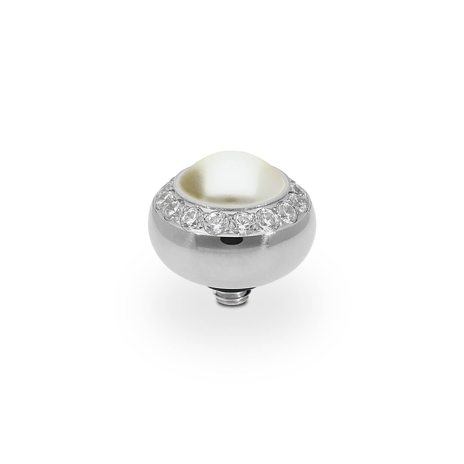 Tondo Deluxe Top 0.4" - Silver cream pearl