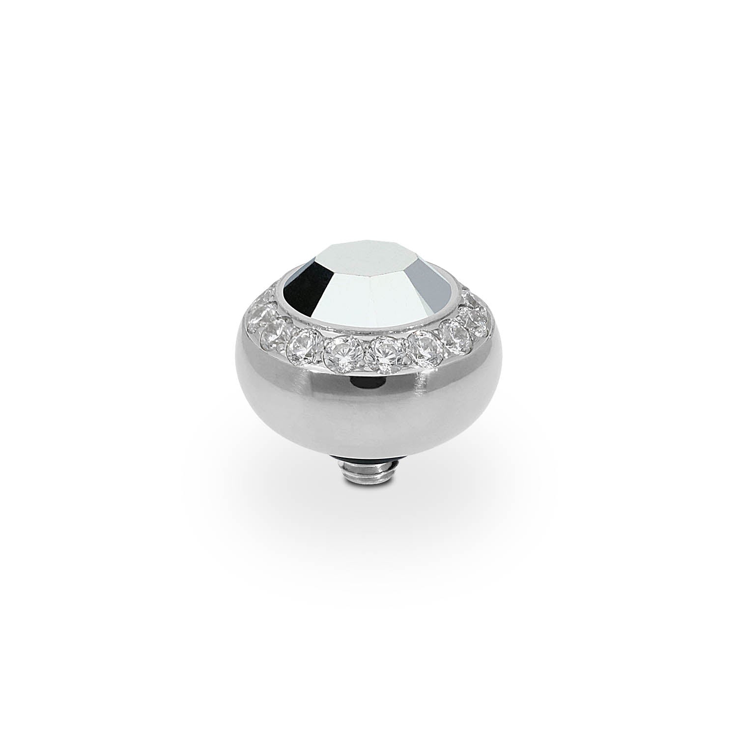 Tondo Deluxe Top 0.4" - Silver crystal labrador