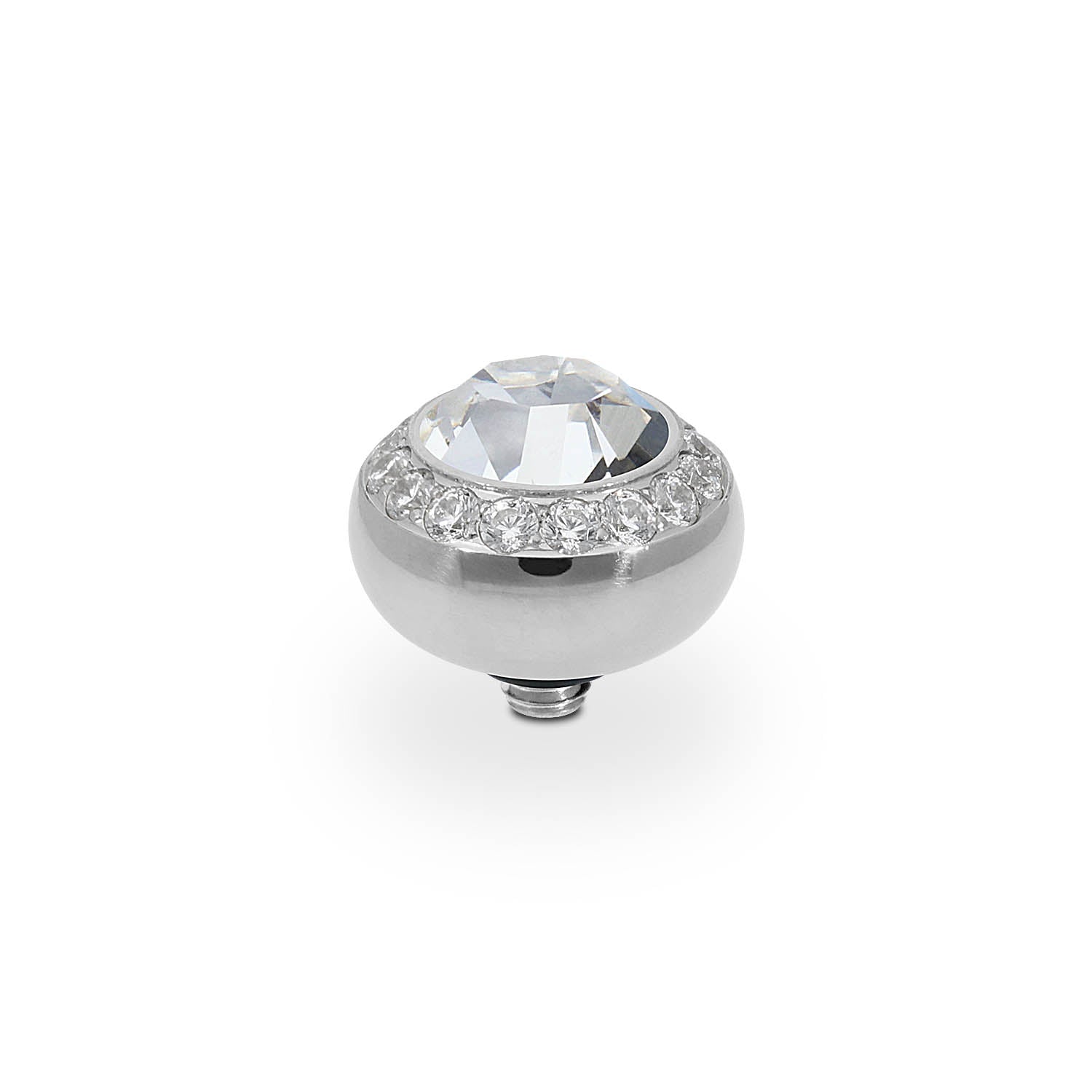 Tondo Deluxe Top 0.4" - Silver crystal