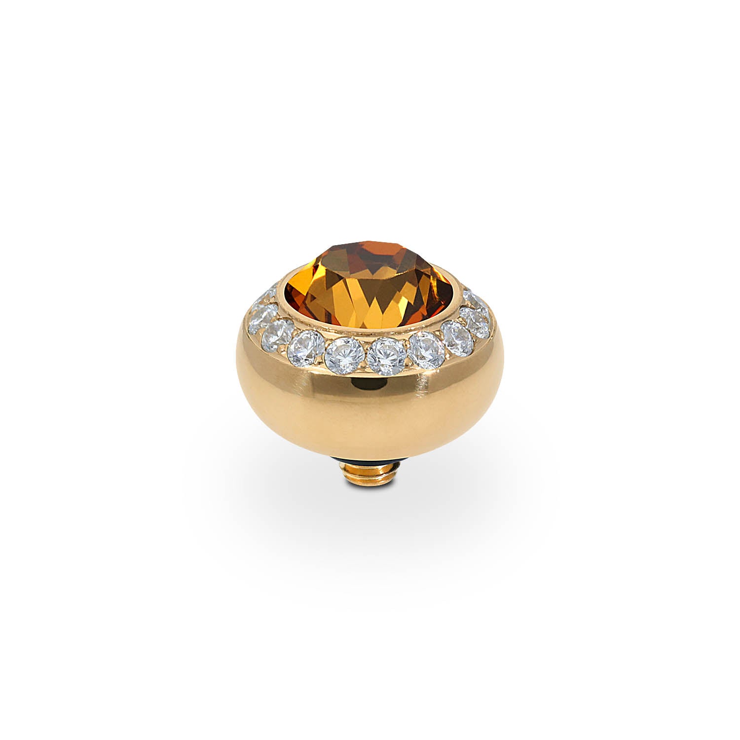 Tondo Deluxe Top 0.4" - Gold light amber