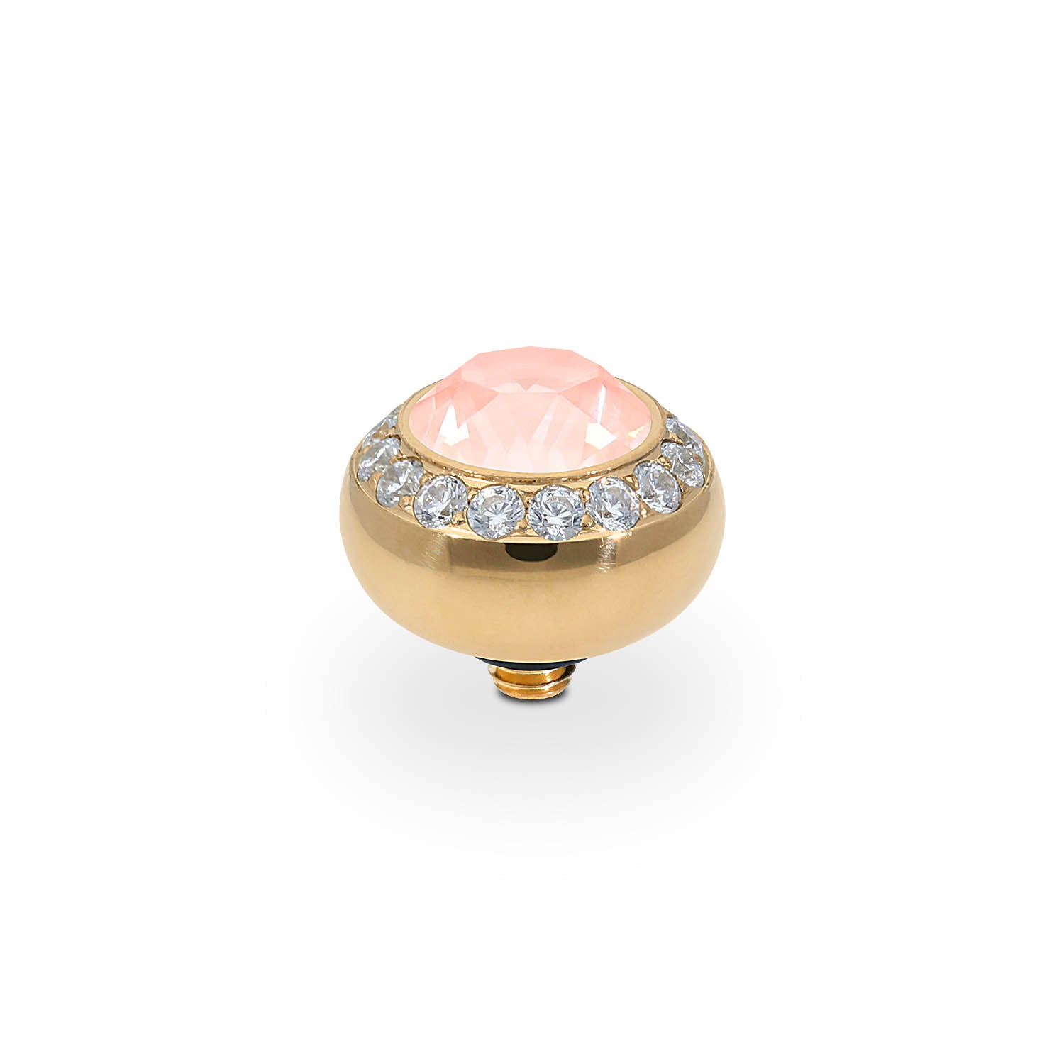 Tondo Deluxe Top 0.4" - Gold Crystal Flamingo Ignite