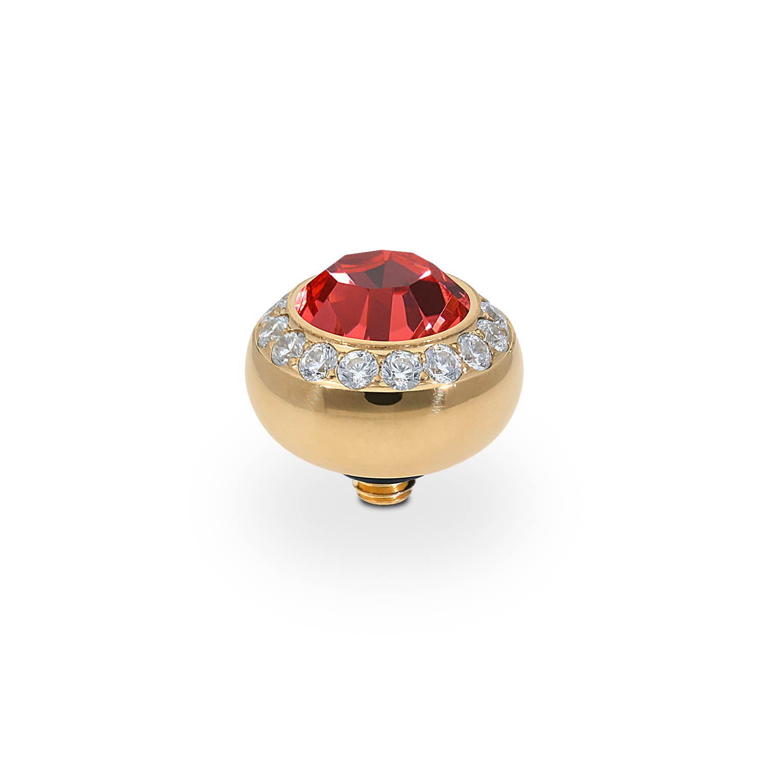 Tondo Deluxe Top 0.4" - Gold padparadscha