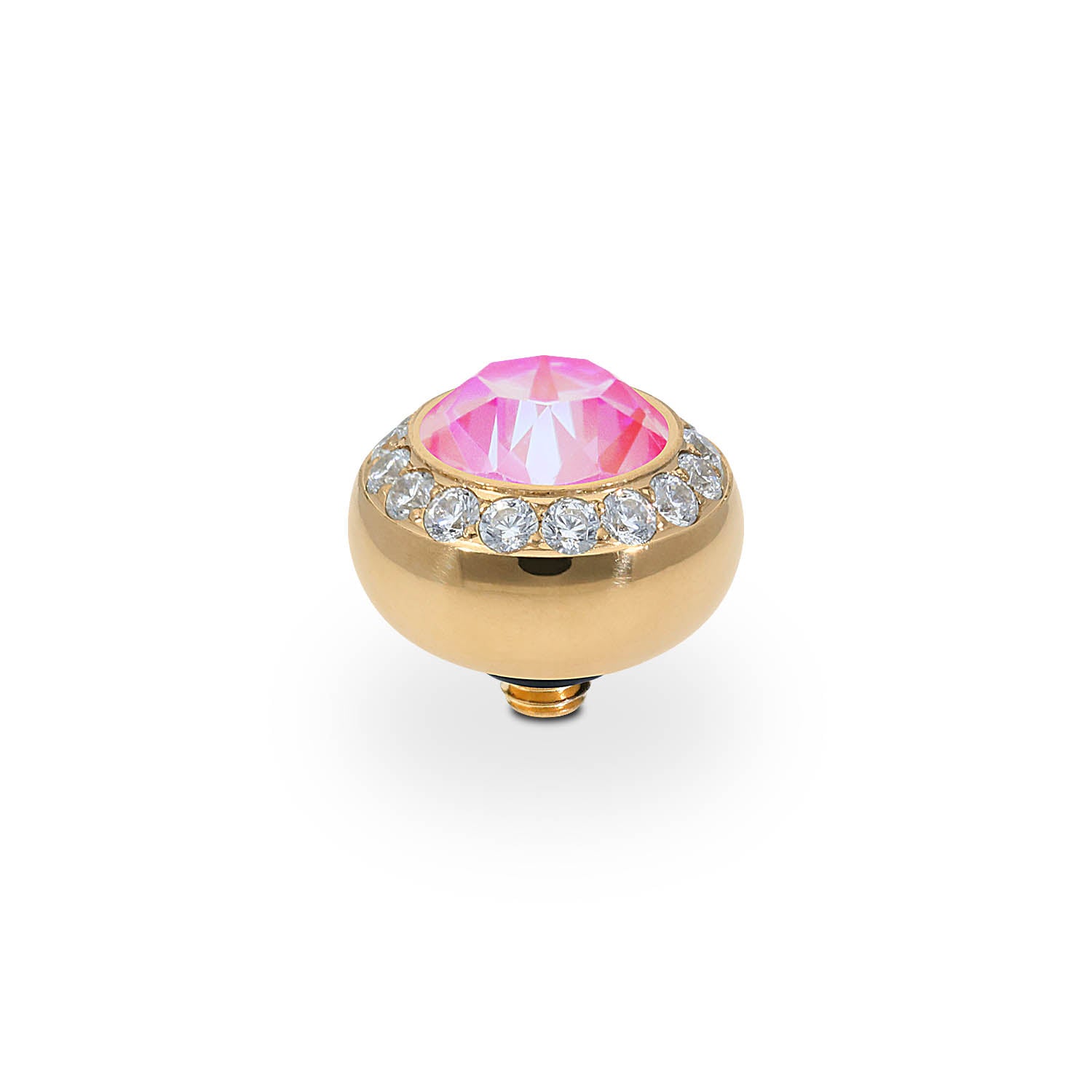 Tondo Deluxe Top 0.4" - Gold lotus pink delite