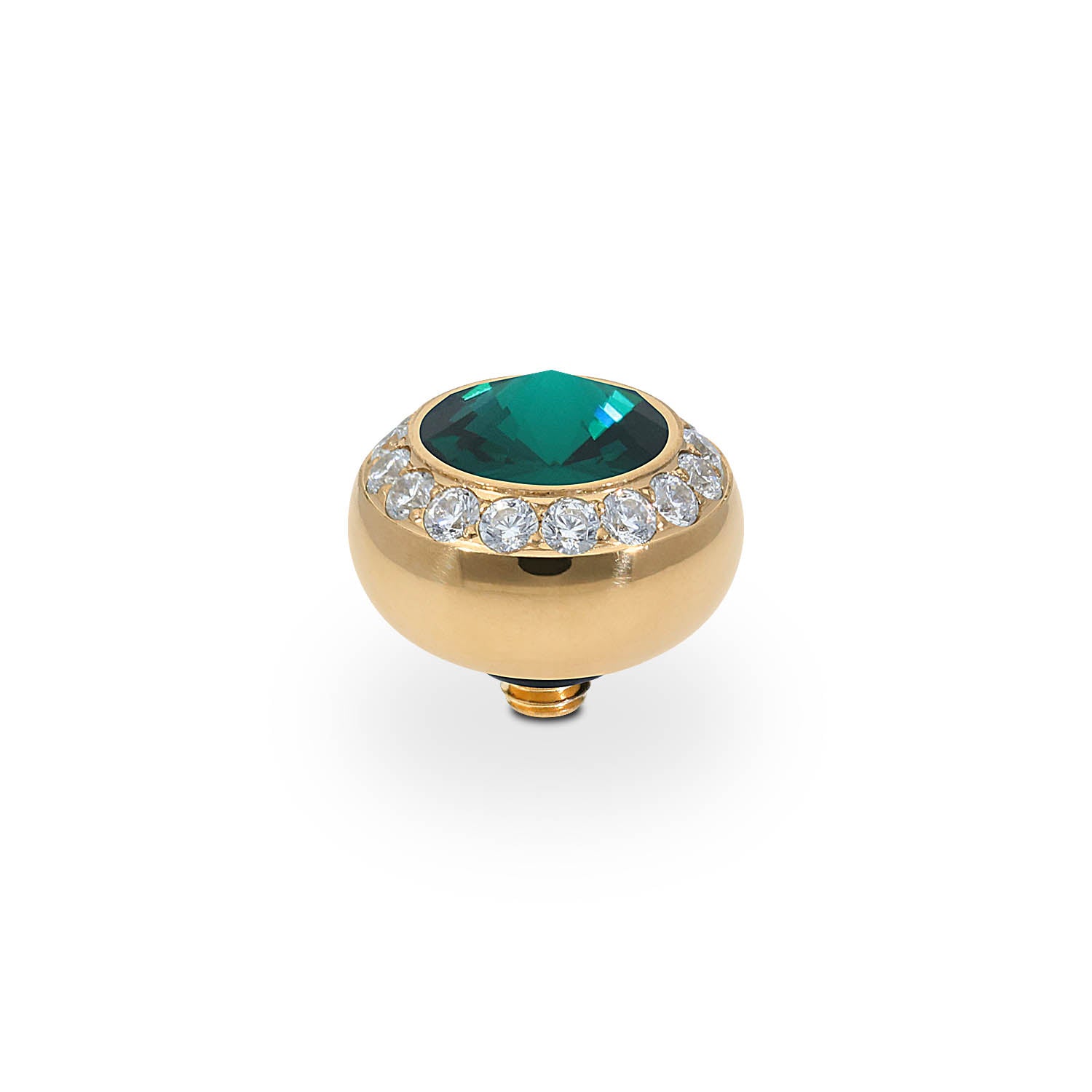 Tondo Deluxe Top 0.4" - Gold emerald