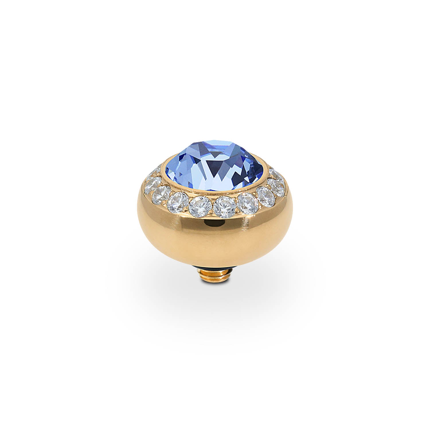 Tondo Deluxe Top 0.4" - Gold light sapphire