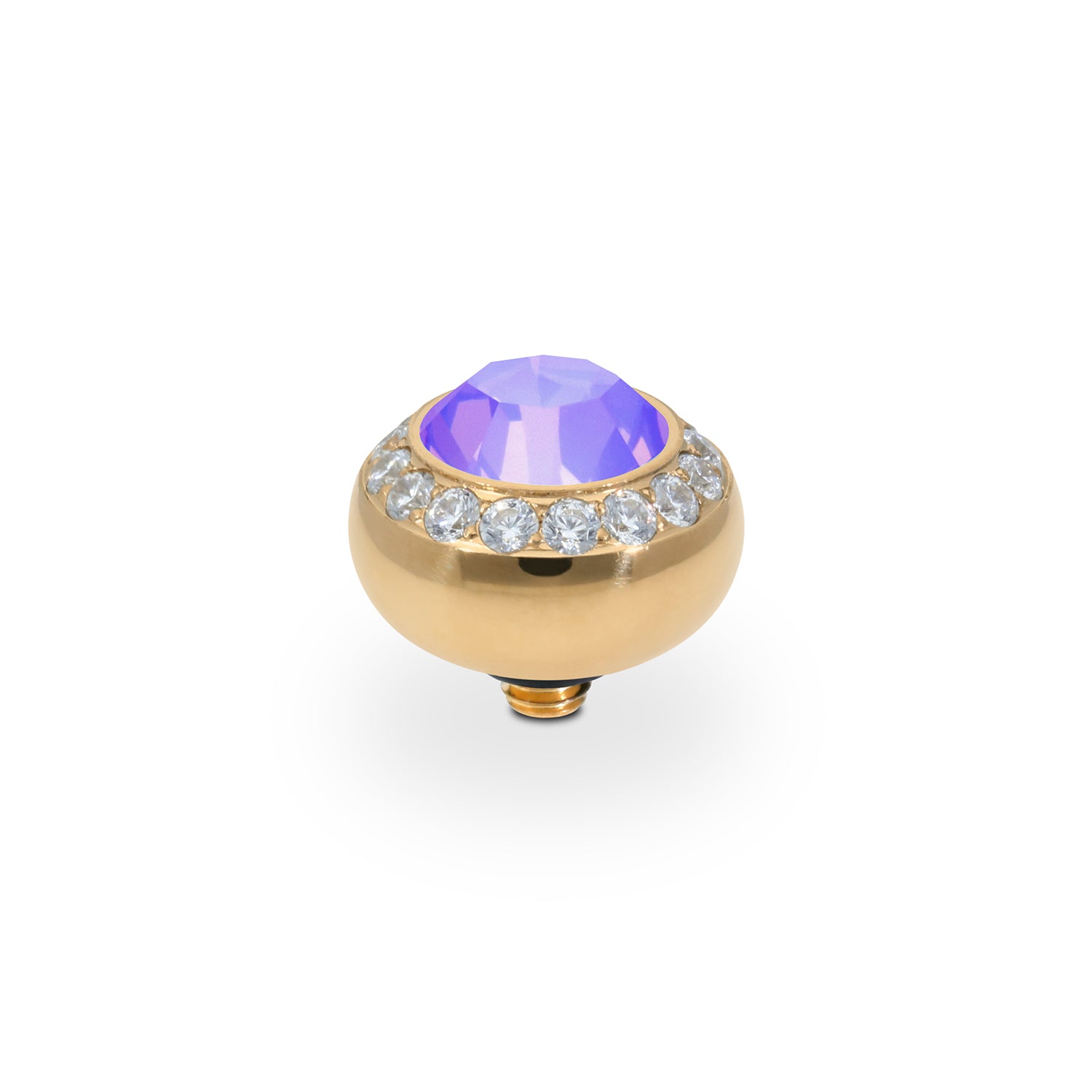Tondo Deluxe Top 0.4" - Gold Crystal Purple Ignite