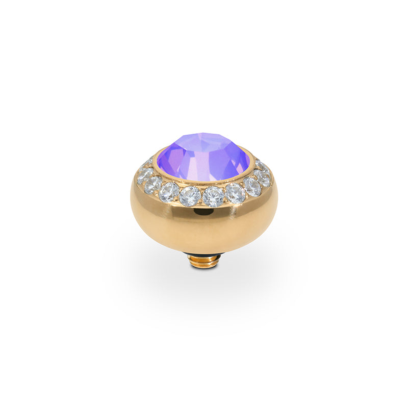 Tondo Deluxe Top 0.4" - Gold Crystal Purple Ignite