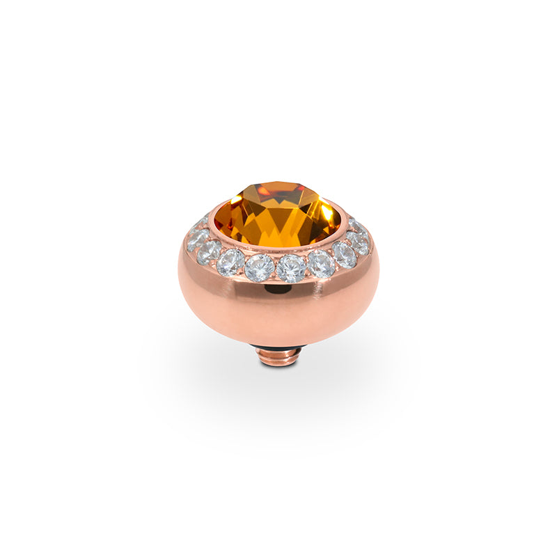 Tondo Deluxe Top 0.4" - Rose Gold Topaz