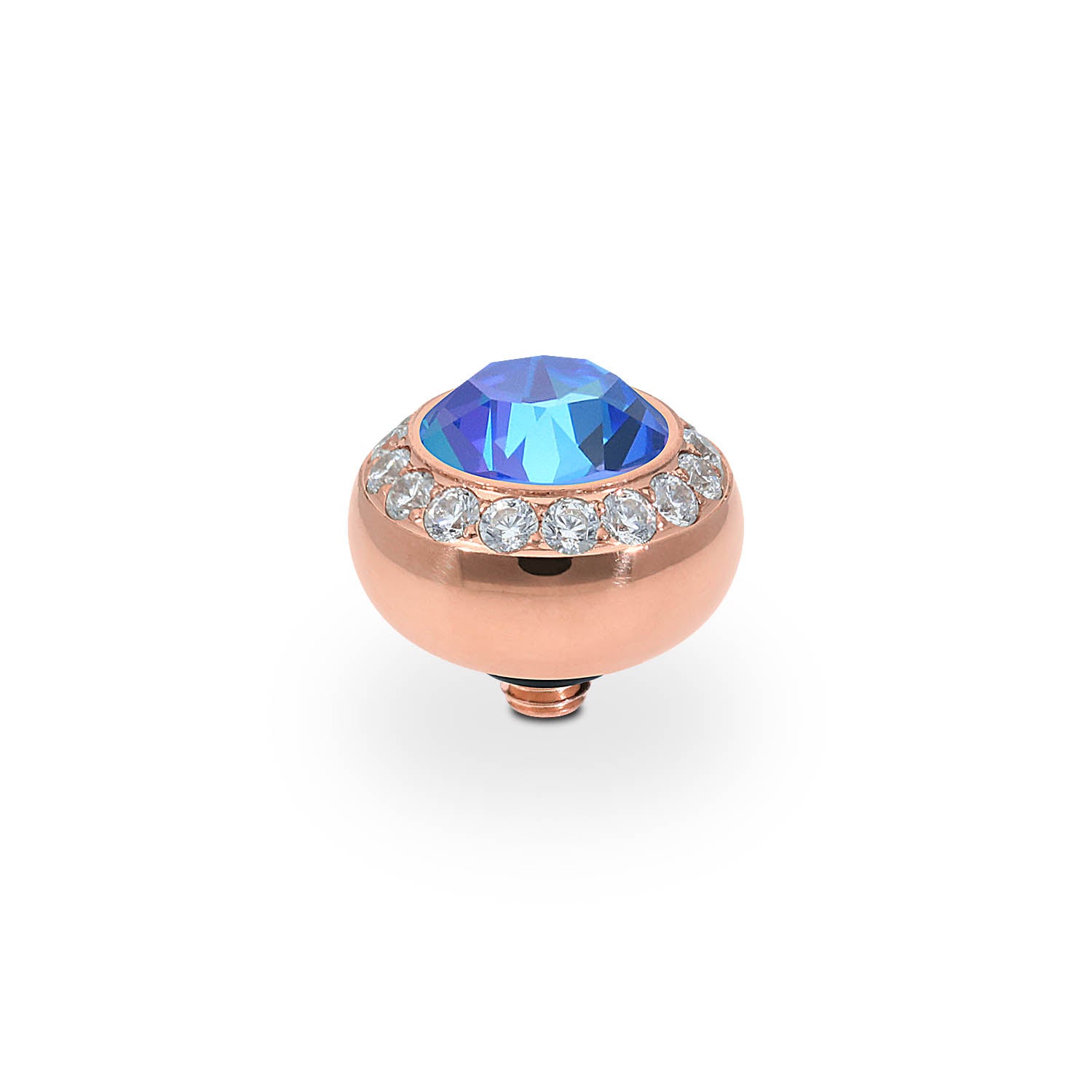 Tondo Deluxe Top 0.4" - Rose Gold royal blue delite