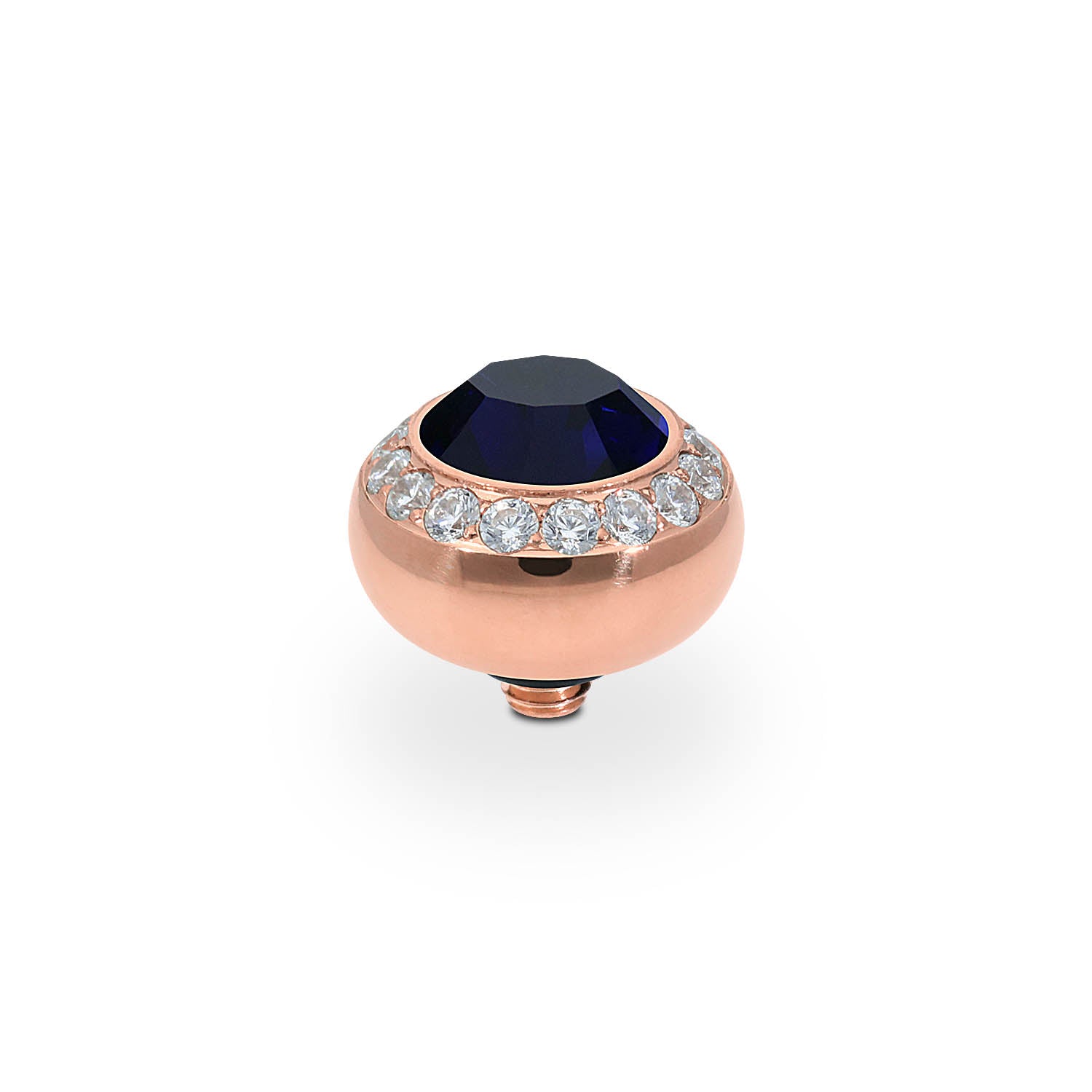 Tondo Deluxe Top 0.4" - Rose Gold Dark Indigo