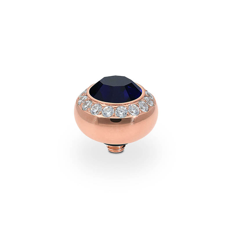 Tondo Deluxe Top 0.4" - Rose Gold Dark Indigo