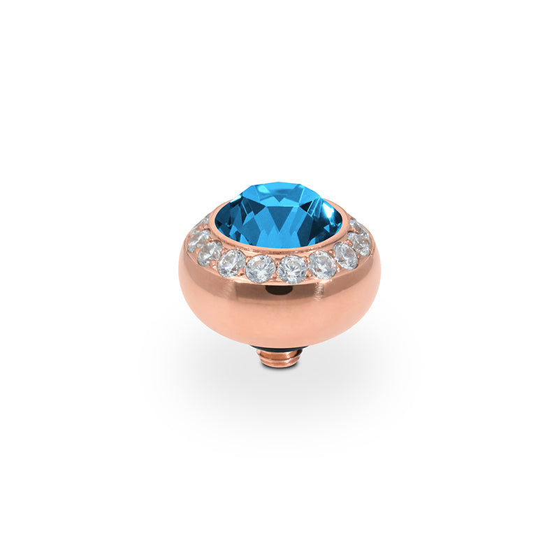 Tondo Deluxe Top 0.4" - Rose Gold Denim Blue