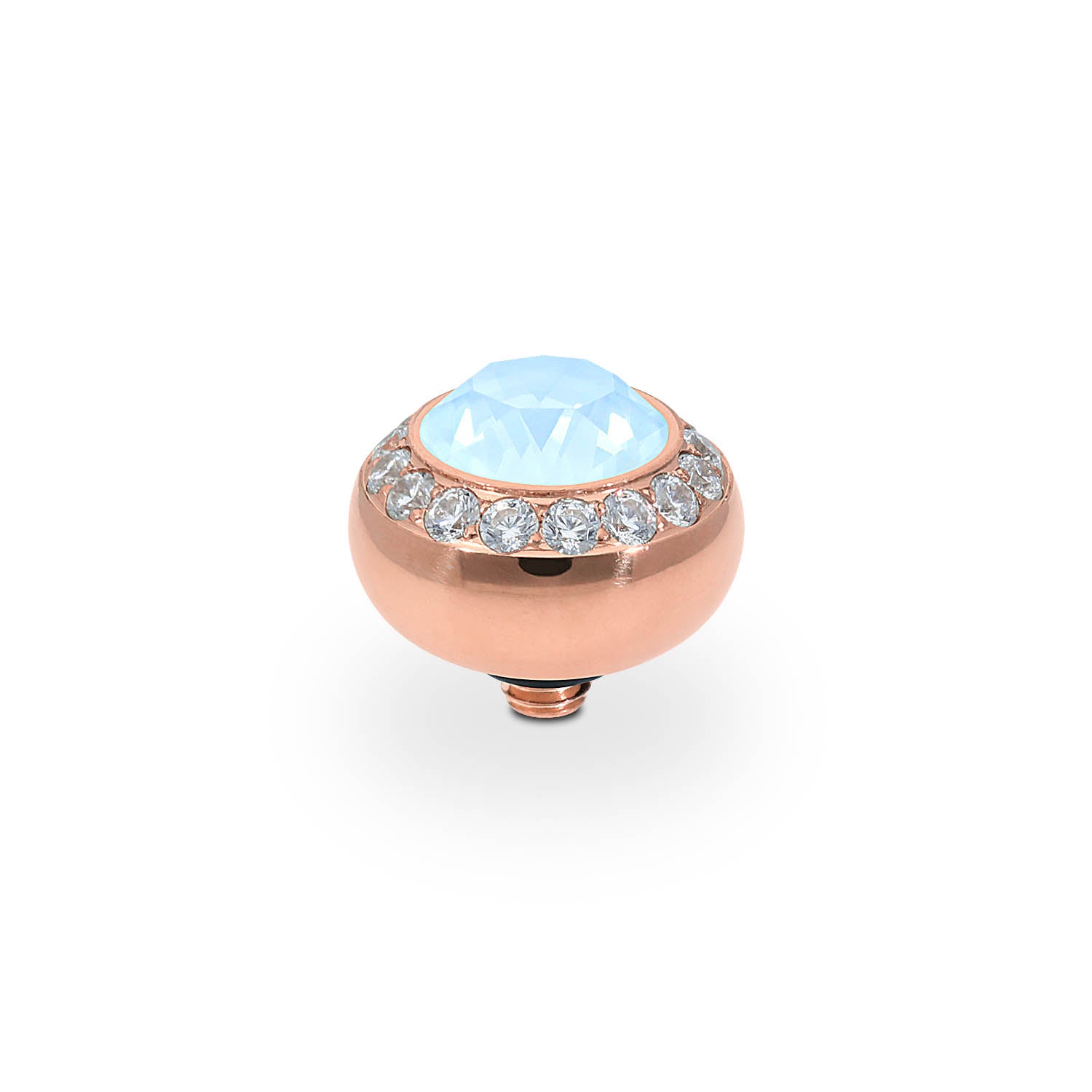 Tondo Deluxe Top 0.4" - Rose Gold crystal sky ignite