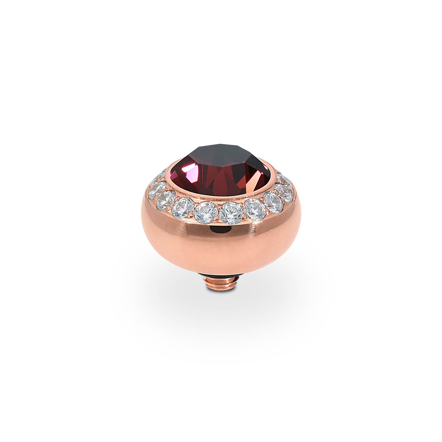 Tondo Deluxe Top 0.4" - Rose Gold Burgundy