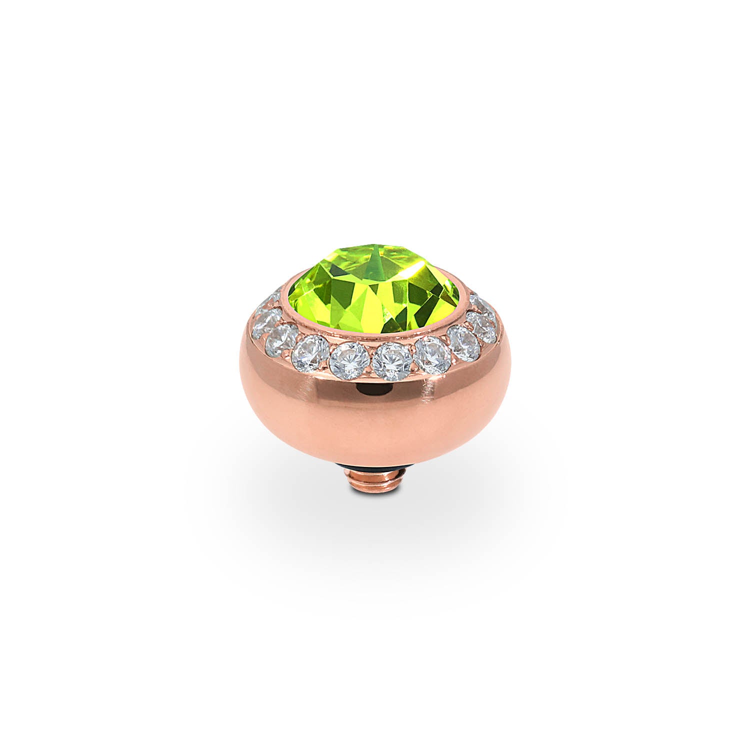 Tondo Deluxe Top 0.4" - Rose Gold Citrus Green