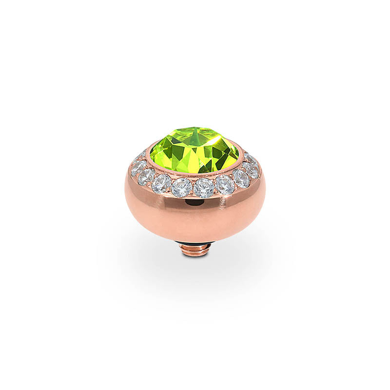 Tondo Deluxe Top 0.4" - Rose Gold Citrus Green