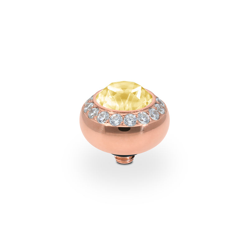Tondo Deluxe Top 0.4" - Rose Gold Recreated Dark Jonquil