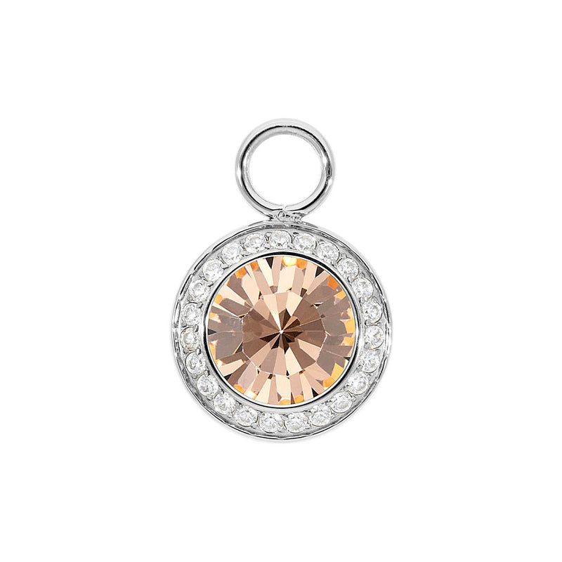 Tondo Deluxe Charm 0.51" - Silver