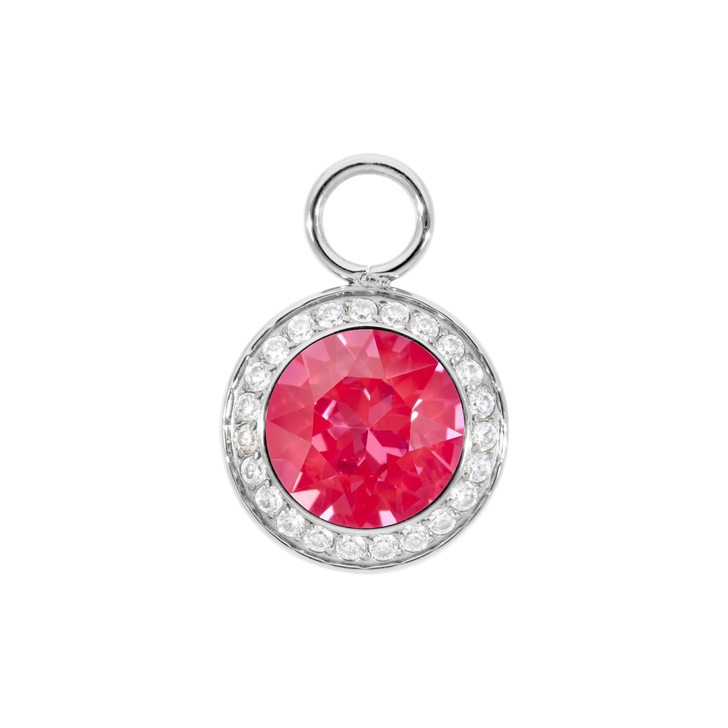 Tondo Deluxe Charm 0.51" - Silver