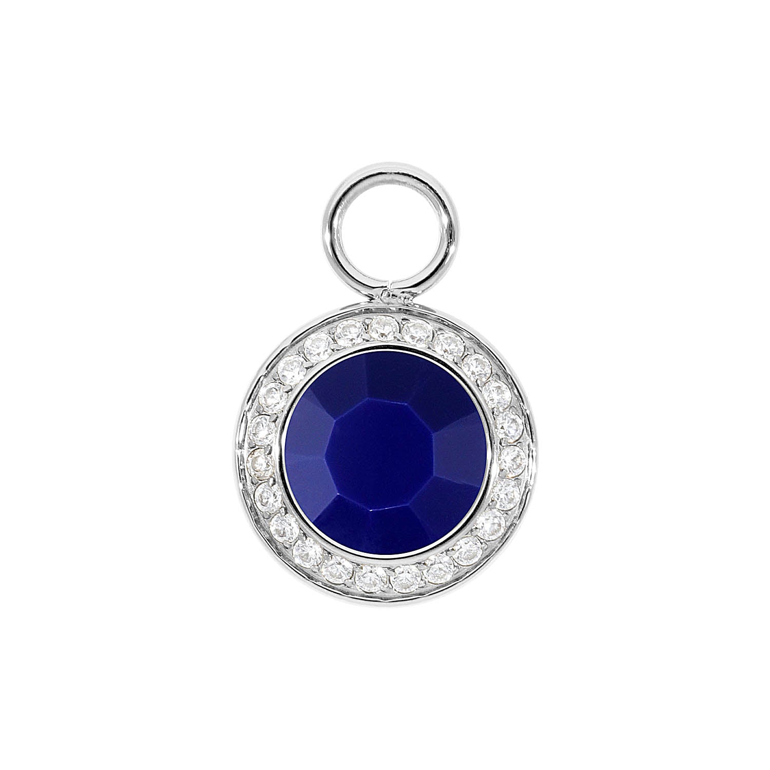Tondo Deluxe Charm 0.51" - Silver