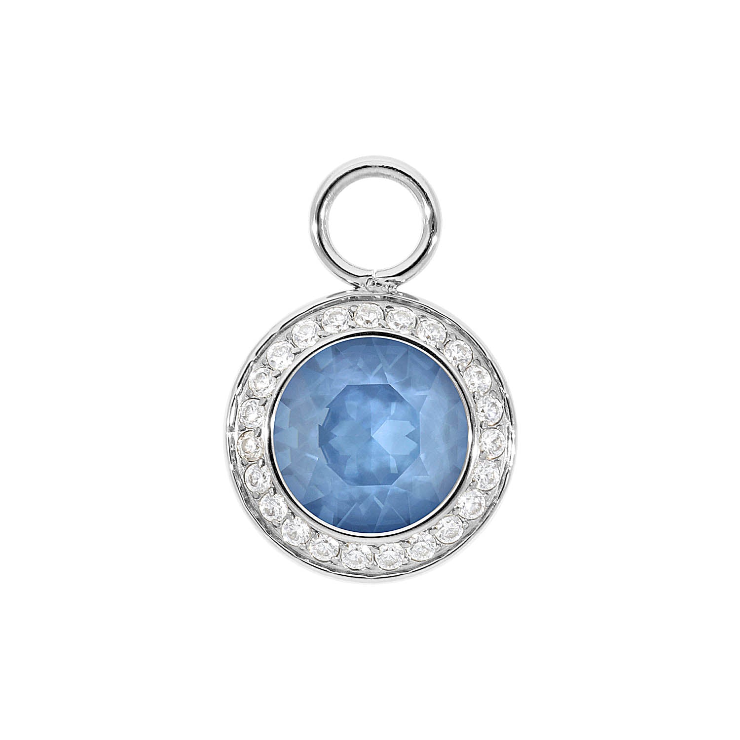 Tondo Deluxe Charm 0.51" - Silver