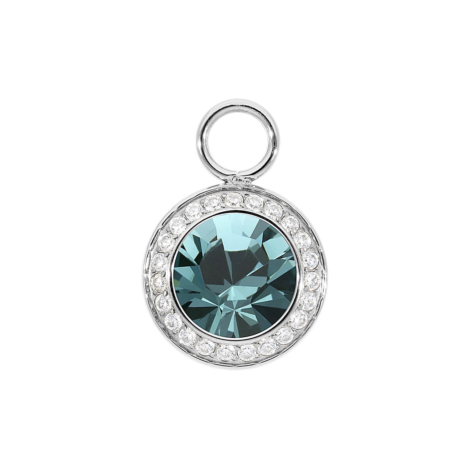 Tondo Deluxe Charm 0.51" - Silver