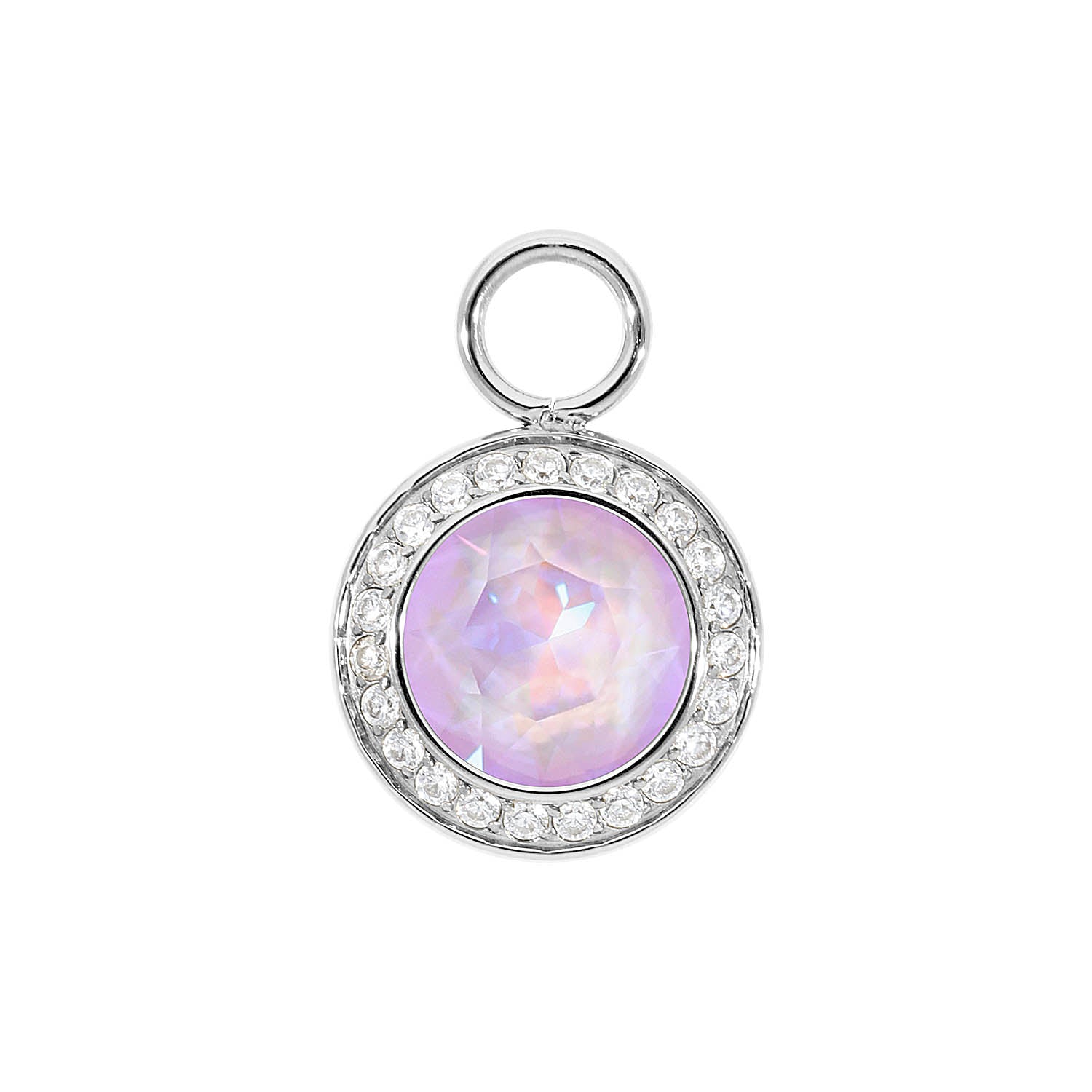 Tondo Deluxe Charm 0.51" - Silver