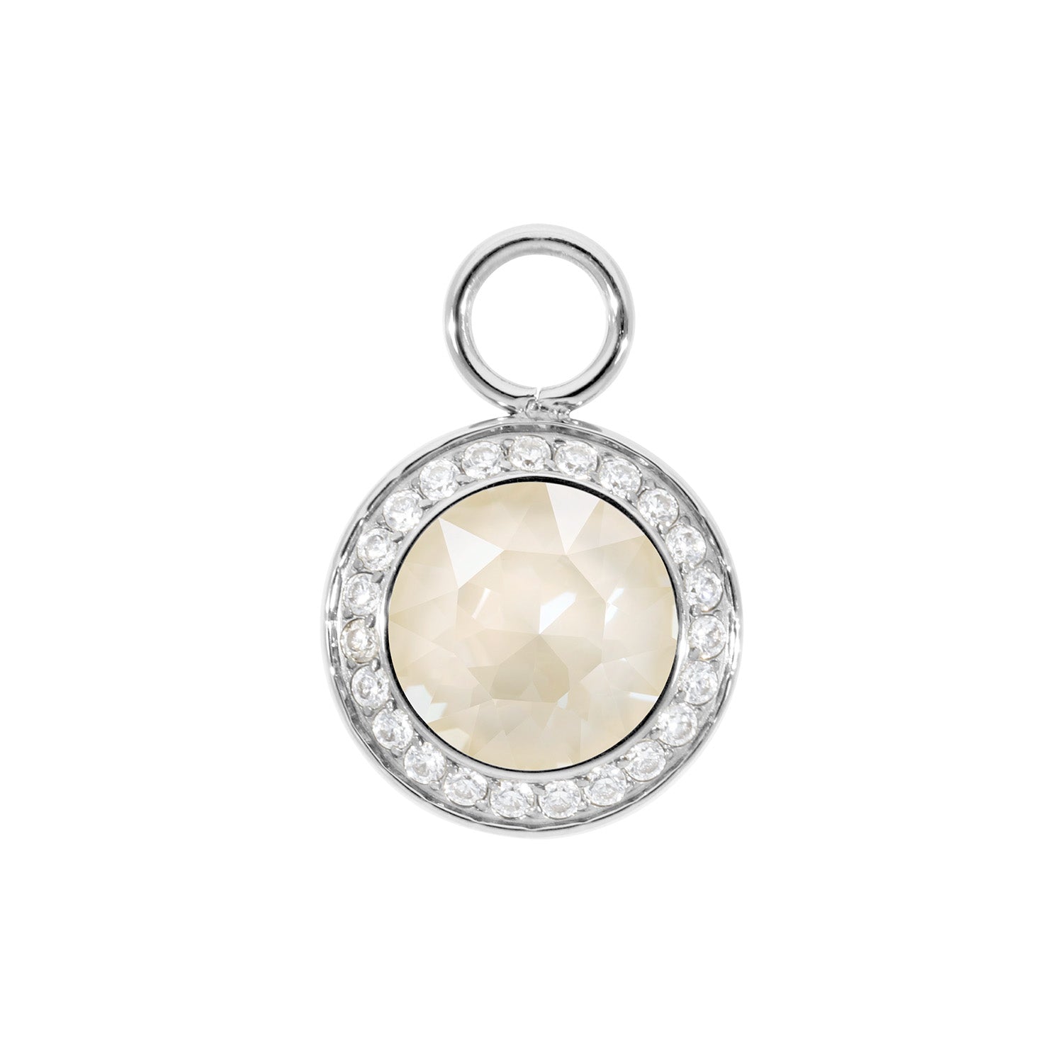 Tondo Deluxe Charm 0.51" - Silver