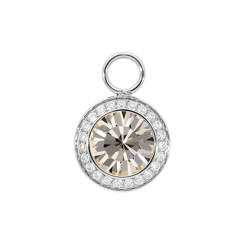 Tondo Deluxe Charm 0.51" - Silver