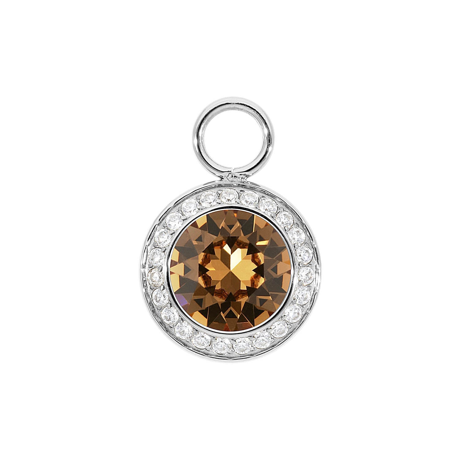 Tondo Deluxe Charm 0.51" - Silver