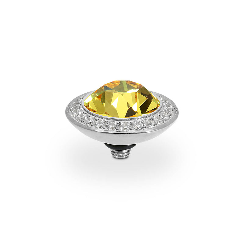 Tondo Deluxe Top 0.51" - Silver light topaz