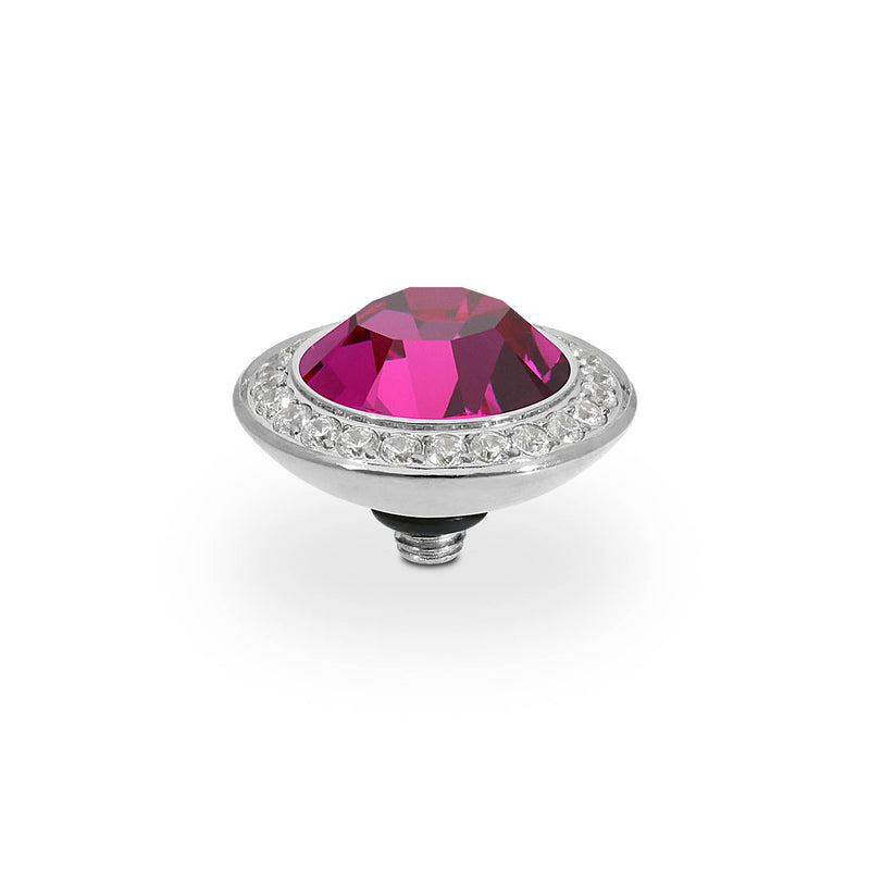 Tondo Deluxe Top 0.51" - Silver fuchsia