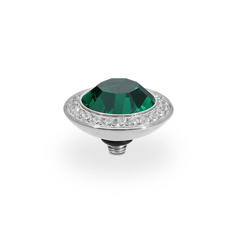 Tondo Deluxe Top 0.51" - Silver emerald