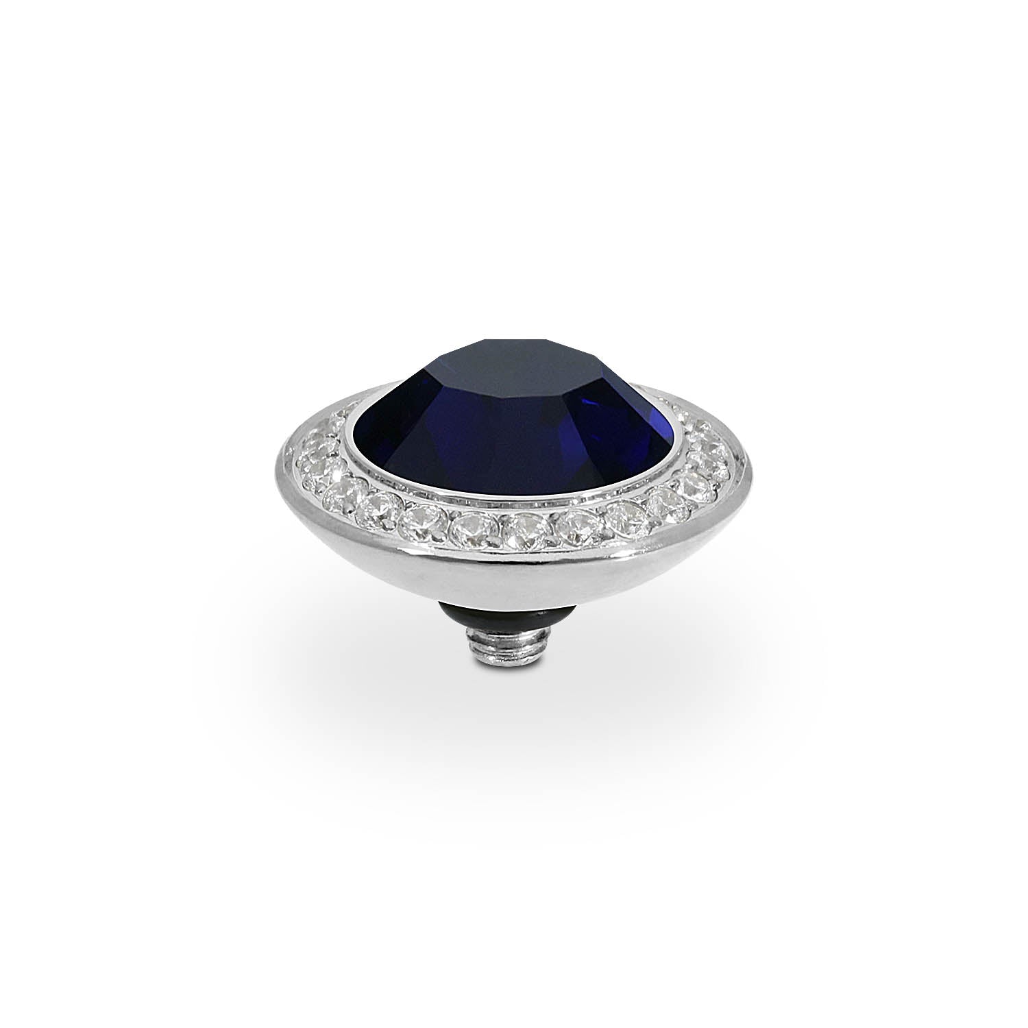 Tondo Deluxe Top 0.51" - Silver Dark Indigo