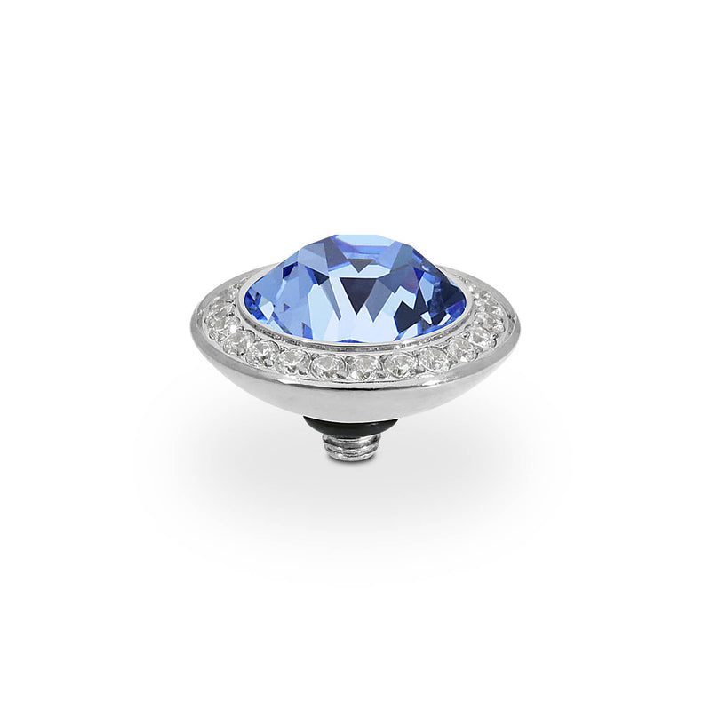 Tondo Deluxe Top 0.51" - Silver light sapphire