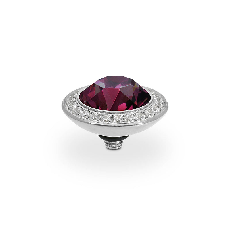 Tondo Deluxe Top 0.51" - Silver amethyst