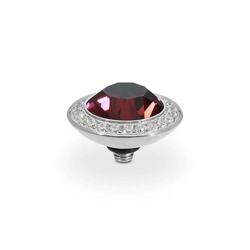 Tondo Deluxe Top 0.51" - Silver Burgundy