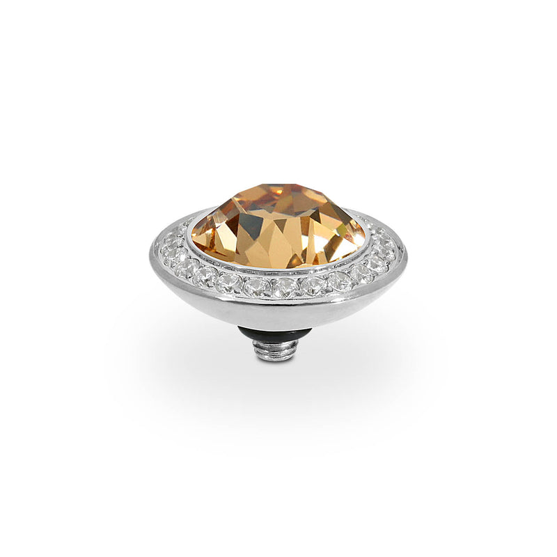 Tondo Deluxe Top 0.51" - Silver light colorado topaz