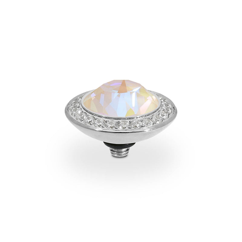 Tondo Deluxe Top 0.51" - Silver ivory cream delite