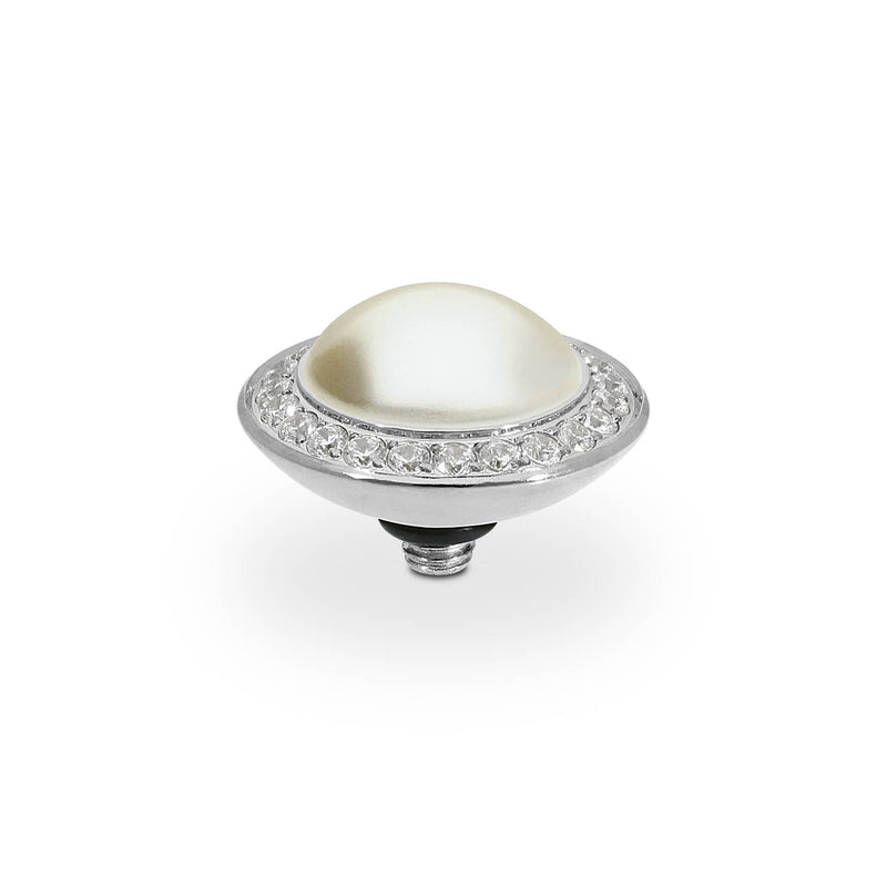 Tondo Deluxe Top 0.51" - Silver cream pearl