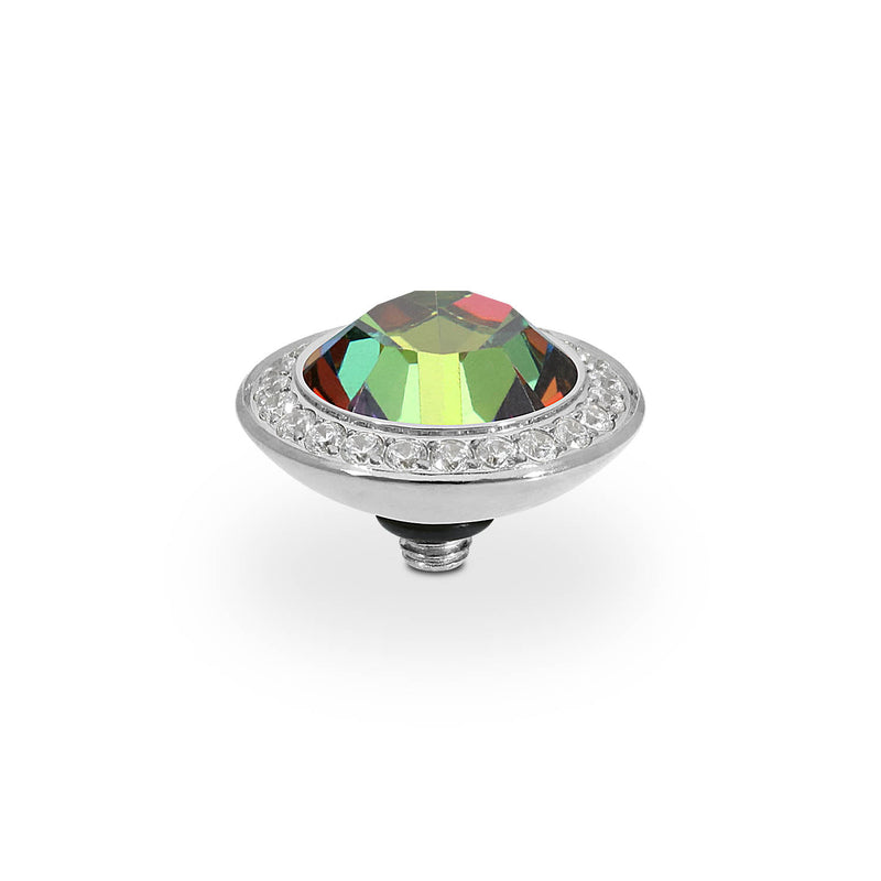 Tondo Deluxe Top 0.51" - Silver Crystal Vitrail Medium