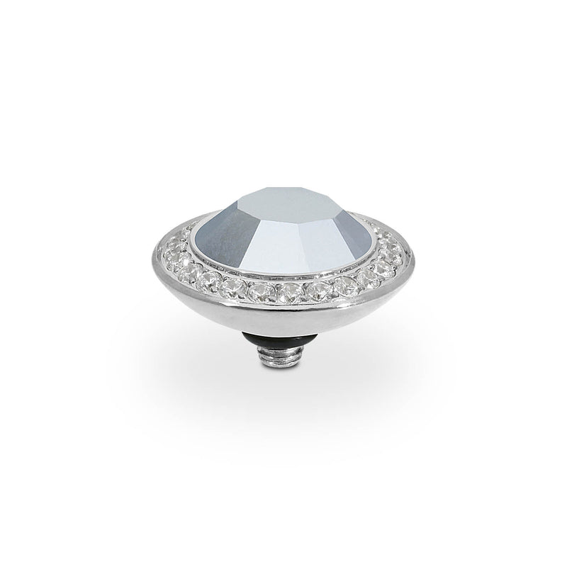 Tondo Deluxe Top 0.51" - Silver crystal labrador