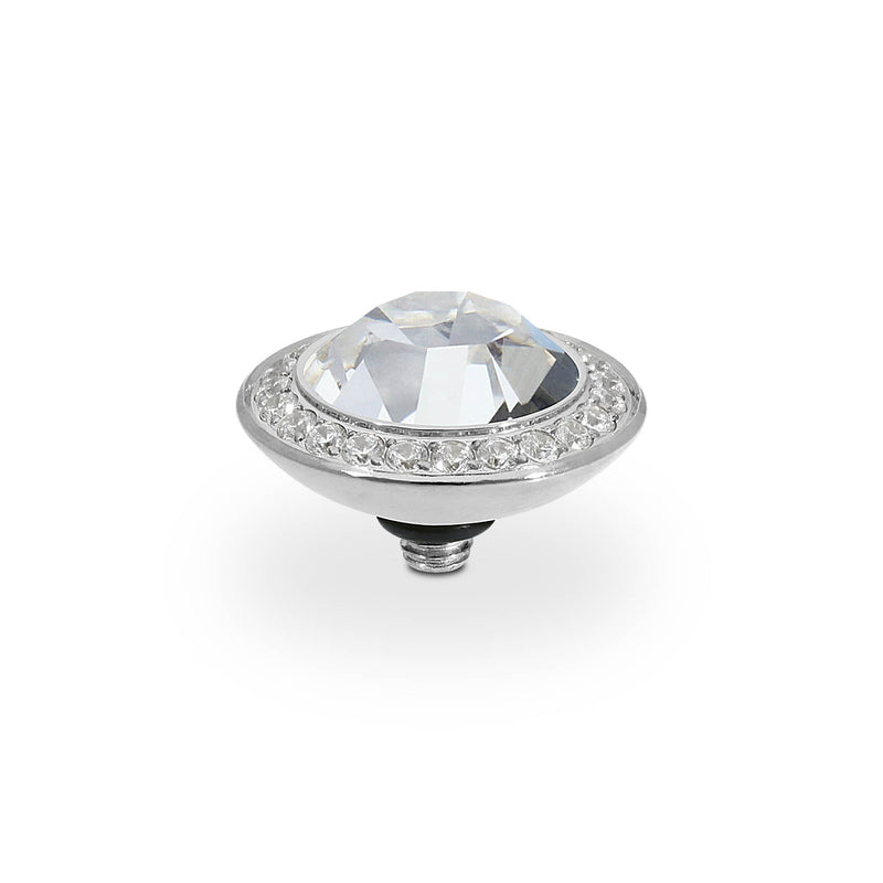 Tondo Deluxe Top 0.51" - Silver crystal