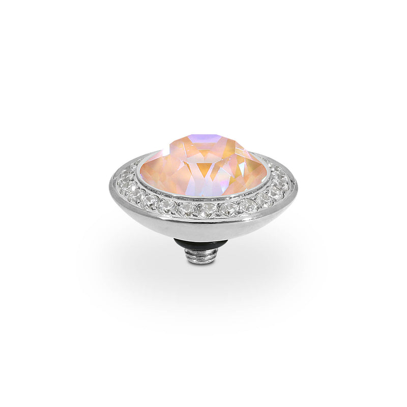 Tondo Deluxe Top 0.51" - Silver dusty pink delite