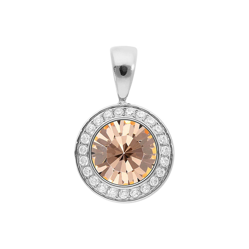 Tondo Deluxe Pendant 0.51" - Silver