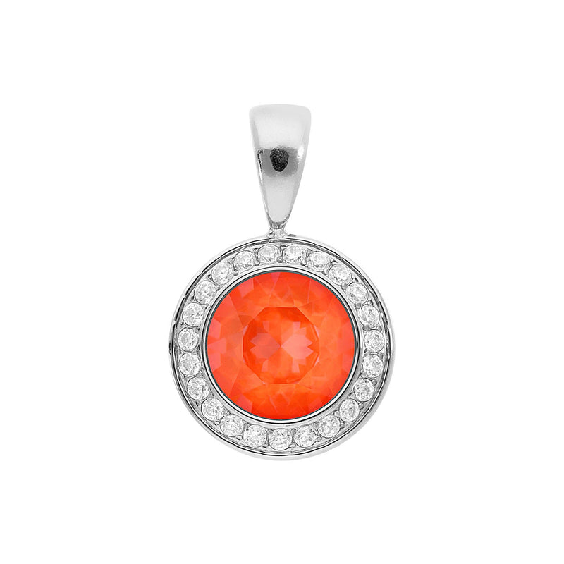 Tondo Deluxe Pendant 0.51" - Silver