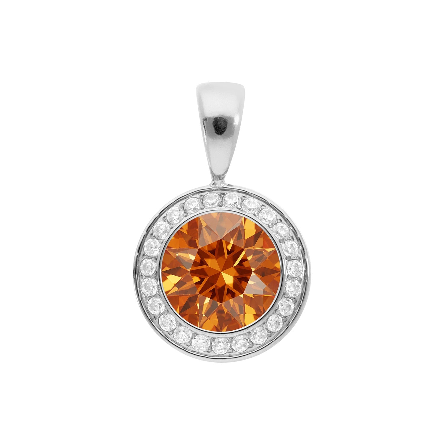 Tondo Deluxe Pendant 0.51" - Silver